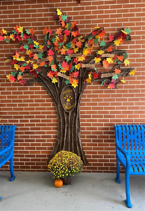 Collaborative art tree  